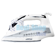 Утюг Aresa AR-3116 белый, 3150 Вт, 50 г/мин, 150 г/мин, 390 мл
