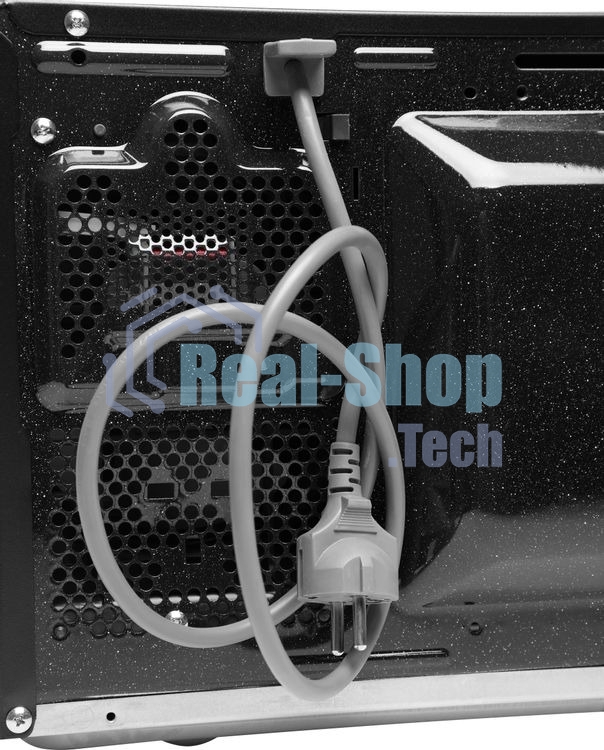 Микроволновая печь Samsung MS23T5018AK/BW черный, 23 л, 800 Вт, переключатели - сенсор