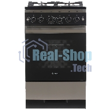 Плита газовая Gefest 5500-02 0069 серебристый/черный, конфорок 4 шт, духовка 52 л, 50 см x 85 см x 58.5 см