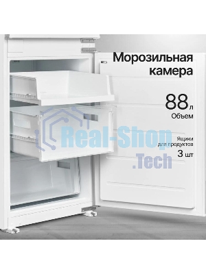 Встраиваемый холодильник Kuppersberg RBN 1961, High-Tech двухкамерный, полезный объем 334 л, суперохлаждение, суперзаморозка, функция отпуск, перевешиваемые двери (door slider), электронное управление, звуковая индикация открытой двери, NoFrost, зона свежести, LED освещение, инвертерный компрессор, энергоэффективность А++, уровень шума 35 дБ, белый
