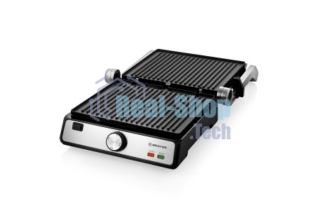 Гриль-пресс электрический BRAYER BR2002, 2000 Вт, съемные, 29x26 см, регул высот, пласт корп., поддон, 180