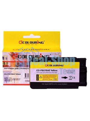 Картридж струйный Colouring CG-F6U18AE (№953XL) с чернилами на пигментной основе Yellow для HP OfficeJet Pro 7720/7730/7740/8210/8218/8710/8715/8720/8725/8728/8730/8740