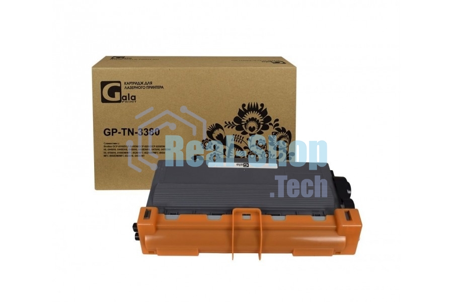 Картридж лазерный GalaPrint GP TN-3380 черный (8000 стр.) для Brother DCP-8110/DCP-8250/HL-5440/HL-5450/HL-5470/HL-6180/MFC-8520/MFC-8950
