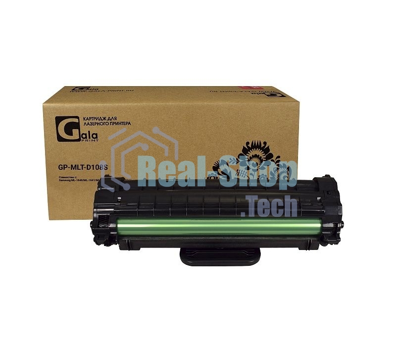 Картридж лазерный GalaPrint GP-MLT-D108S черный с чипом (1500 стр) для Samsung ML-1640/1641/1645/2240/2241