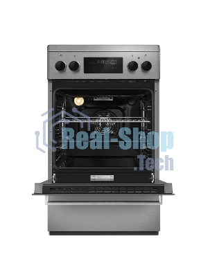 Плита электрическая Maunfeld MEC511CS09TD серебристый, конфорок 4 шт, духовка 59 л, 50 см x 85 см x 60 см