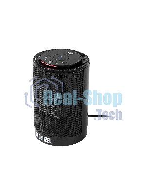 Тепловентилятор керамический Denzel DTFC-1200, черный, 600/1200 Вт, 12 м2, 3 режима, термостат