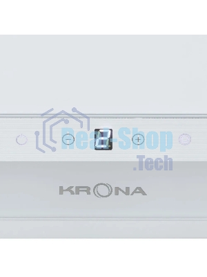 Вытяжка наклонная Krona Irma A 600 White S белый/серебристый, 59.5 см, 1300 куб. м/ч, 65 дБ