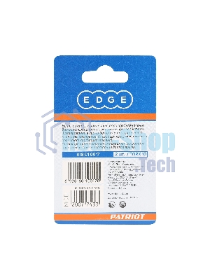 Бита EDGE by PATRIOT T10, сталь S2, длина 25 мм, 2шт в блистере