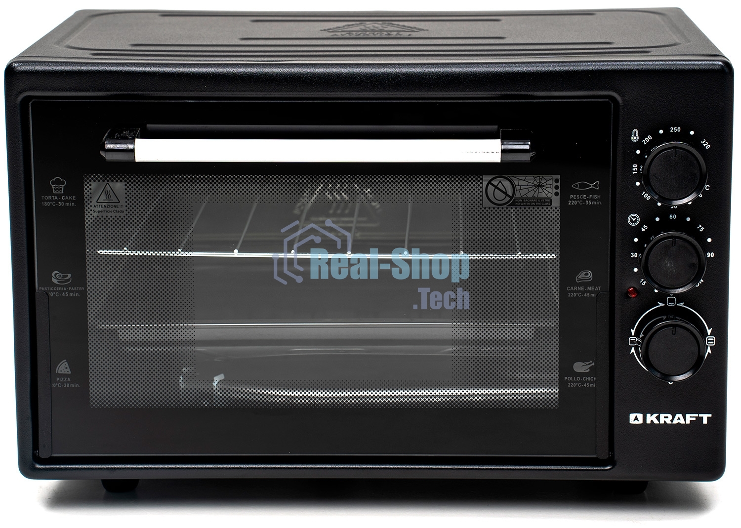 Мини-печь Kraft KF-MO 3200 BL черный