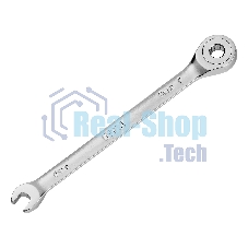 Ключ комбинированный трещоточный Denzel 6 мм, CrV, матовый хром 14700