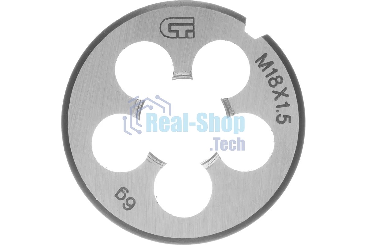 Плашка Сибртех М18x1,5 мм