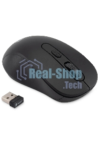Мышь беспроводная Oklick 677MW черный, 1600 dpi, радиоканал, USB, кнопки - 6