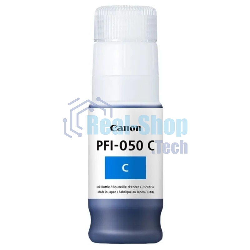 Картридж струйный Canon PFI-050C 5699C001 голубой (70мл) для Canon imagePROGRAF TC-20M