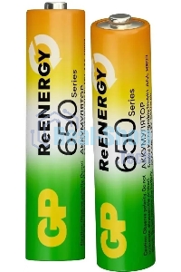 Аккумулятор GP 65AAAHCRGY-2CRCB2 AAA NiMH 650mAh (2шт)