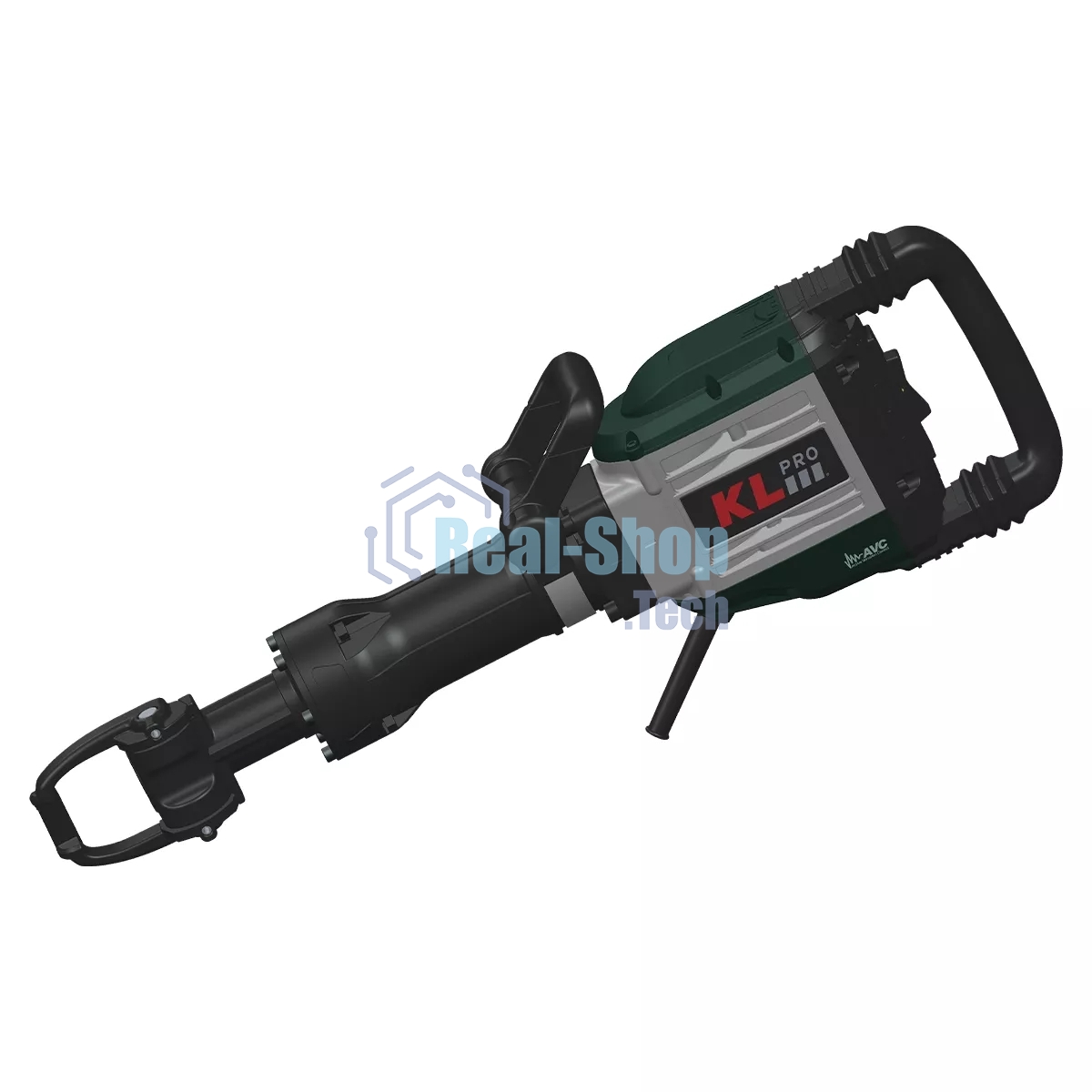 Отбойный молоток профессиональный KLPRO KLKR1800H (сеть, 1700Вт, 28мм HEX, 55Дж,1450уд/мин)