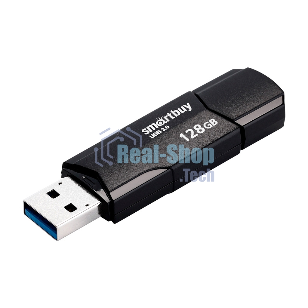 Флешка USB 3.1 Smartbuy 128Gb CLUE черный (SB128GbCLU-K3)