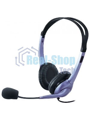 Гарнитура Genius HS-04S Two jack фиолетовый, проводная, 3.5 мм