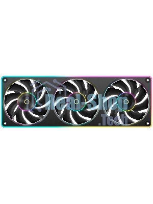 Вентилятор для корпуса Ocypus Sigma F36 BK ARGB, 3x120x120x25mm, 4-PIN PWM, 500-2200 RPM, 36 DBA MAX, FLUID DYNAMIC BEARING