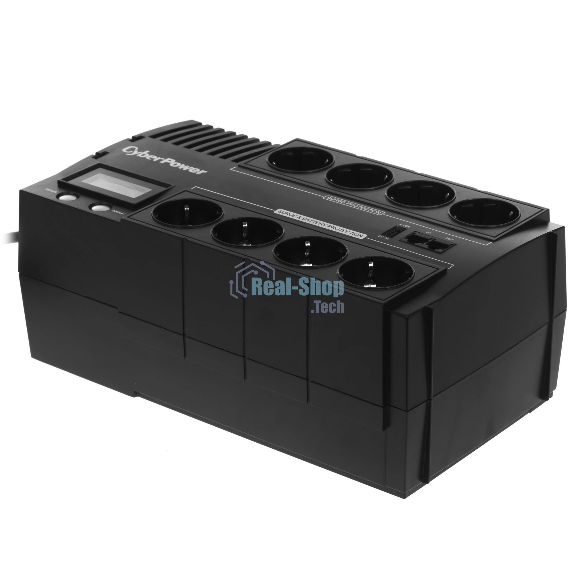 Источник бесперебойного питания CyberPower BR700ELCD 700 ВА/420 Вт/8 х CEE 7 (евророзетка)