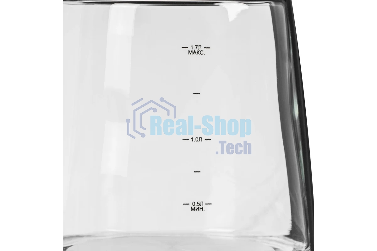 Чайник электрический Galaxy Line GL 0558, черный, стекло, 2200 Вт, 1,7 л