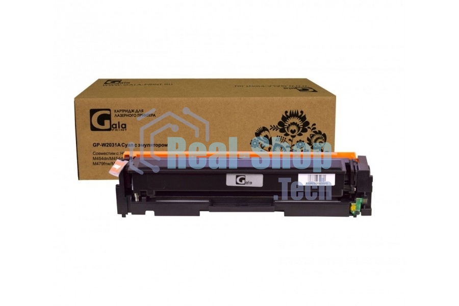 Картридж лазерный GalaPrint GP-W2031A (415A) голубой (2100 стр) для HP LaserJet Pro M454dn/M454dw/M479fdw/M479fnw/M479dw/M479fdn