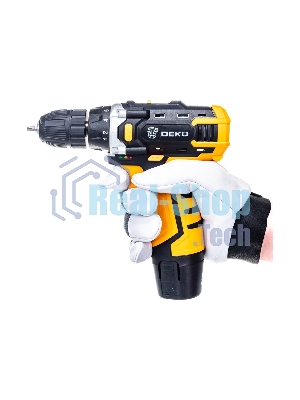 Дрель-шуруповерт Deko DKCD12FU-Li, 12 В, 2 Ач, 28 Нм, щеточный