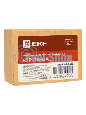 Реле твердотельное трехфазное RTP-25-DA PROxima EKF rtp-3-25-da