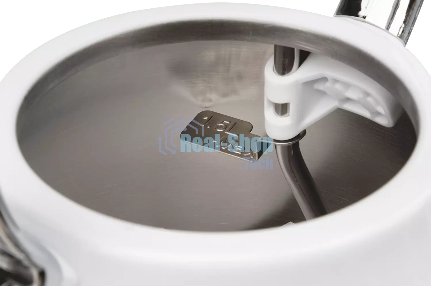 Чайник электрический LEONORD LE-1904 1,5 л, 2200 Вт, нержавейка, RETRO белый