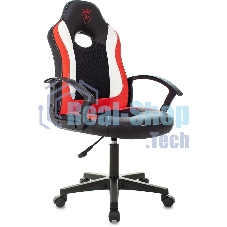 Кресло игровое Zombie 11LT черный/красный текстиль/эко.кожа крестовина пластик Кресло игровое Zombie 11LT черный/красный текстиль/эко.кожа крестовина пластик