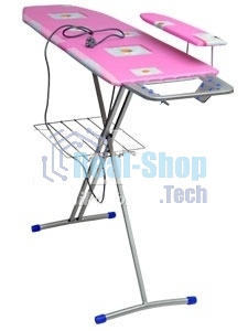 Доска гладильная НИКА 3+, фанера, европодставка под утюг (полимер) с термосиликоном, 122/34,5