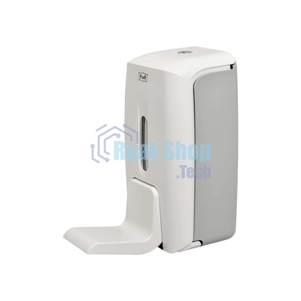 Локтевой дозатор универсальный для жидкого мыла и дез. растворов, 800 мл, Puff 8189, пластиковый