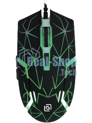 Мышь проводная Oklick 701G черный, 3600 dpi, USB, кнопки - 6