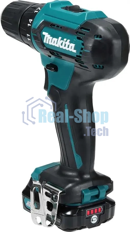 Дрель-шуруповерт Makita DF333DSAX6, 12 В, 2 Ач, 30 Нм, бесщеточный