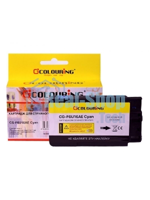 Картридж струйный Colouring CG-F6U16AE (№953XL) с чернилами на пигментной основе Cyan для принтеров HP OfficeJet Pro 7720/7730/7740/8210/8218/8710/8715/8720/8725/8728/8730/8740