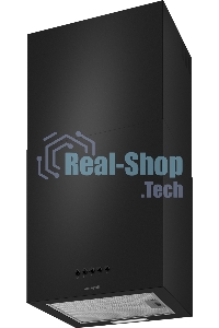 Вытяжка пристенная цилиндрическая Weissgauff Box 40 PB черный, 40 см, 900 куб. м/ч, 58 дБ