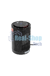 Тепловентилятор керамический Denzel DTFC-1200, черный, 600/1200 Вт, 12 м2, 3 режима, термостат