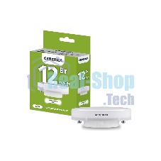 Лампа светодиодная GENERICA LL-T80-12-230-40-GX53-G T80 12Вт таблетка 4000К GX53 230В