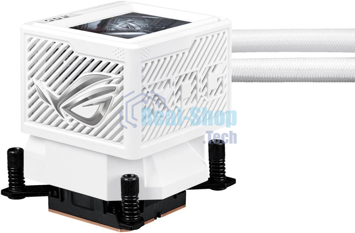 Система жидкостного охлаждения ASUS ROG RYUJIN III 360 ARGb EXTREME WHT 90RC0132-M0EAY0 белый 120мм алюминий+медь 2800rpm 36db 4-pin 305W