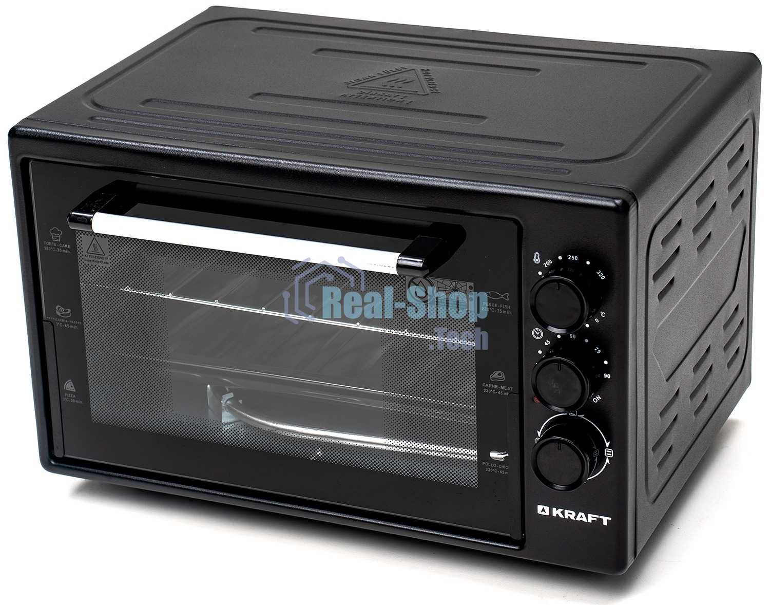 Мини-печь Kraft KF-MO 3200 BL черный