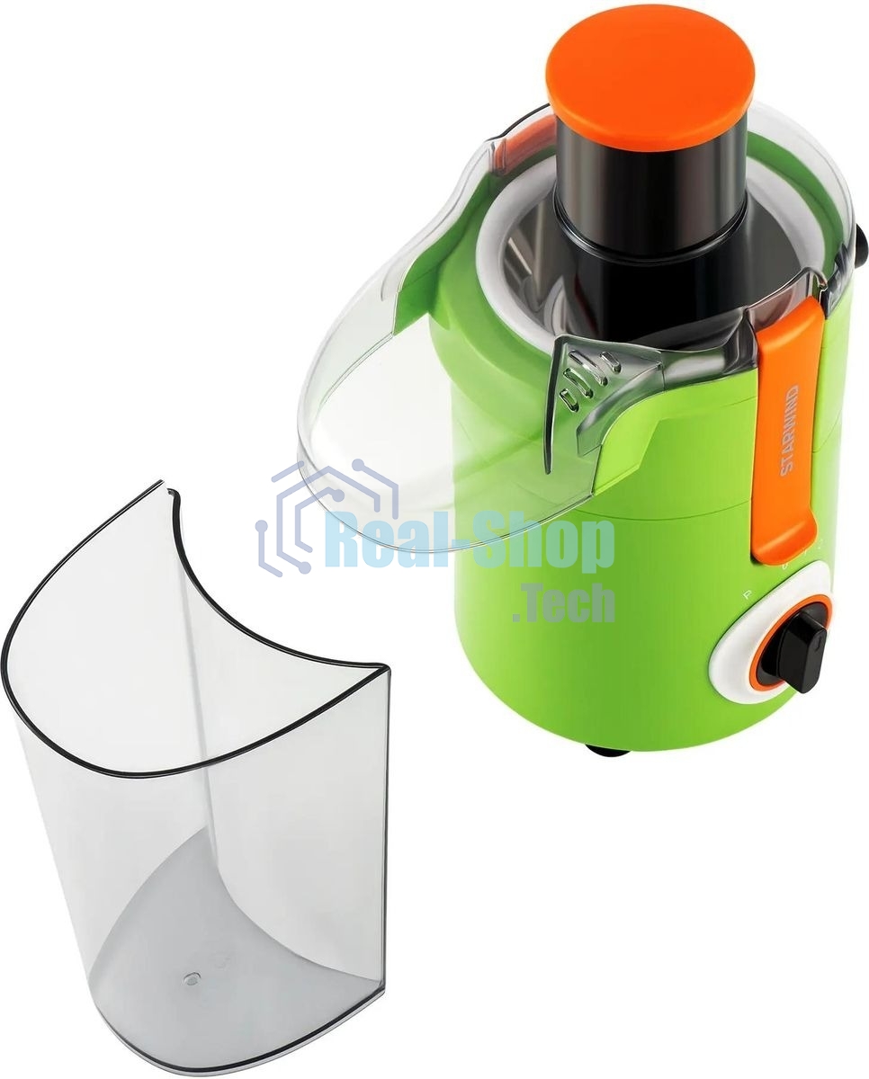 Соковыжималка центробежная Starwind SJ2236 500Вт рез.сок.:400мл. зеленый/белый