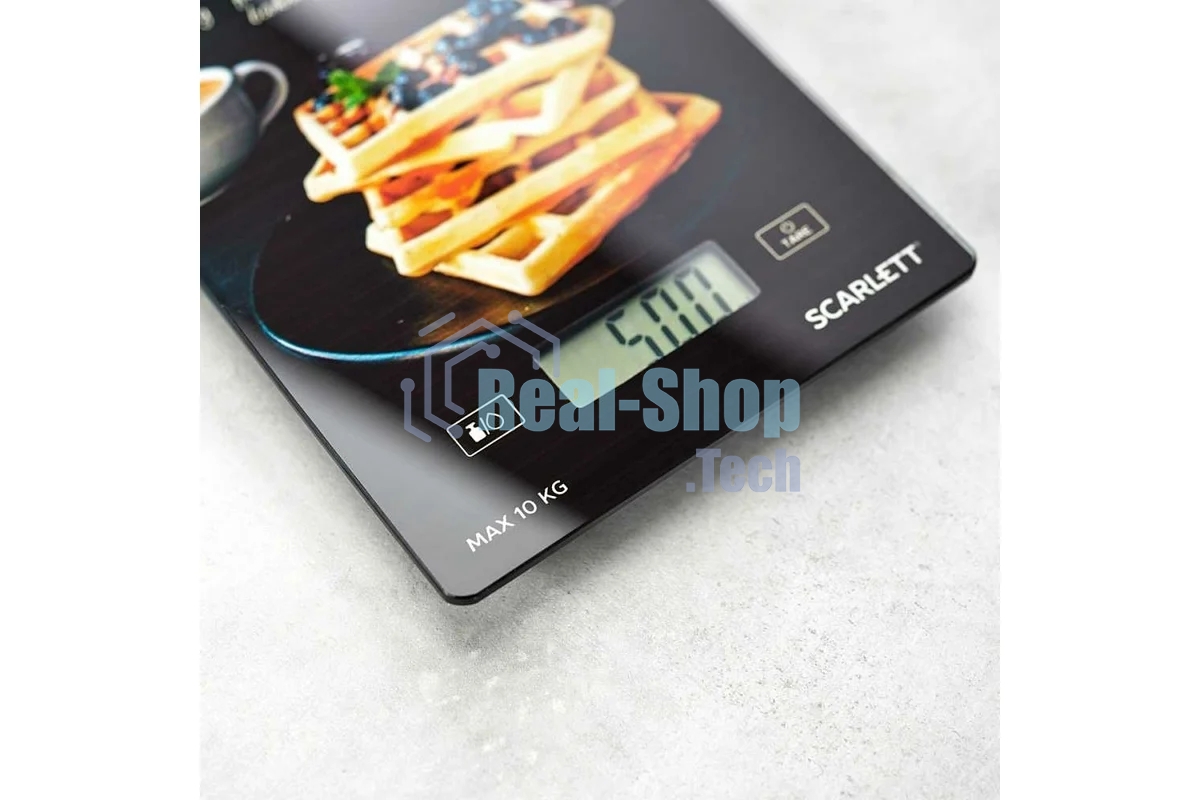 Весы кухонные Scarlett SC-KS57P75 (Вафли)