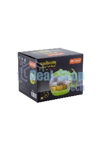 Чайник заварочный Mallony Decotto-1100 с пластик ручкой, фильтр из нерж ст, 1,1 л