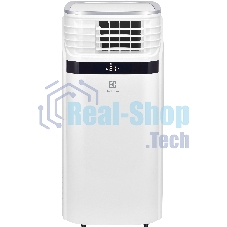 Кондиционер мобильный Electrolux EACM-22 JK/N3 22000 BTU, 70 м², 55 дБ, охлаждение, обогрев, осушение, белый