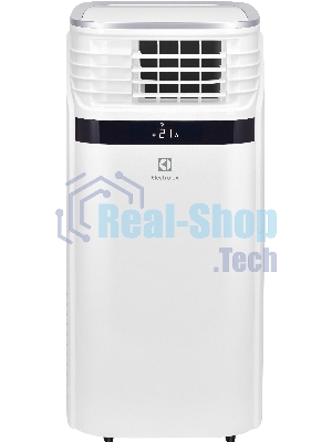 Кондиционер мобильный Electrolux EACM-22 JK/N3 22000 BTU, 70 м², 55 дБ, охлаждение, обогрев, осушение, белый