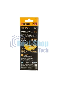 Очки защитные открытые Denzel поликарбонатные, увеличенная желтая линза, регулируемые дужки