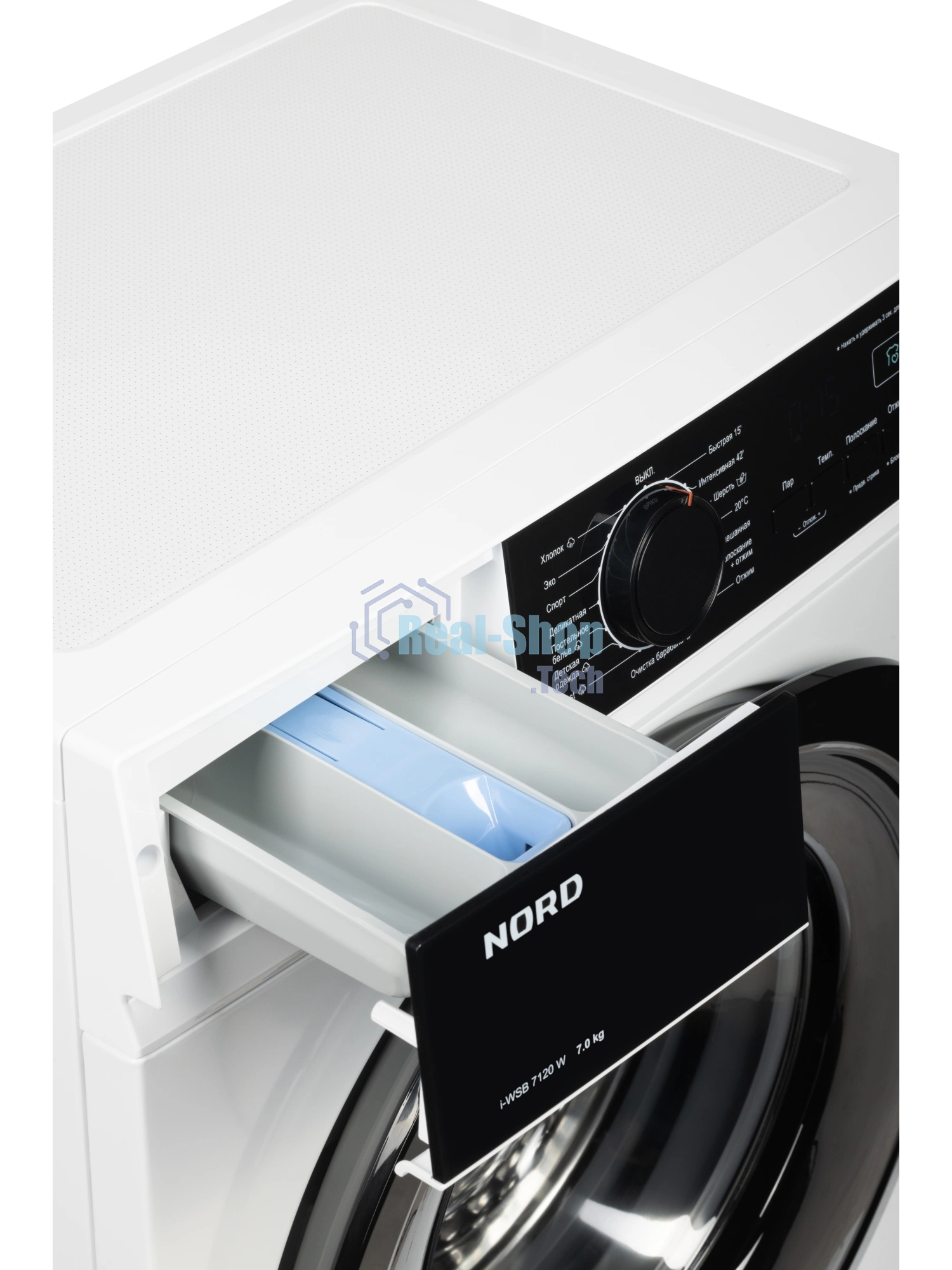 Стиральная машина NORD i-WSB 7120 W белый, загрузка фронтальная 7 кг, 1200 об/мин, класс: А+++