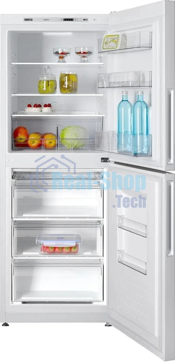 Холодильник Atlant ХМ-4610-101 белый двухкамерный 148/119л морозилка снизу