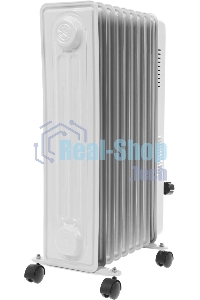 Обогреватель масляный Centek CT-6203-9 (9 секций) белый, 2400 Вт, 20 м2, 3 режима, термостат