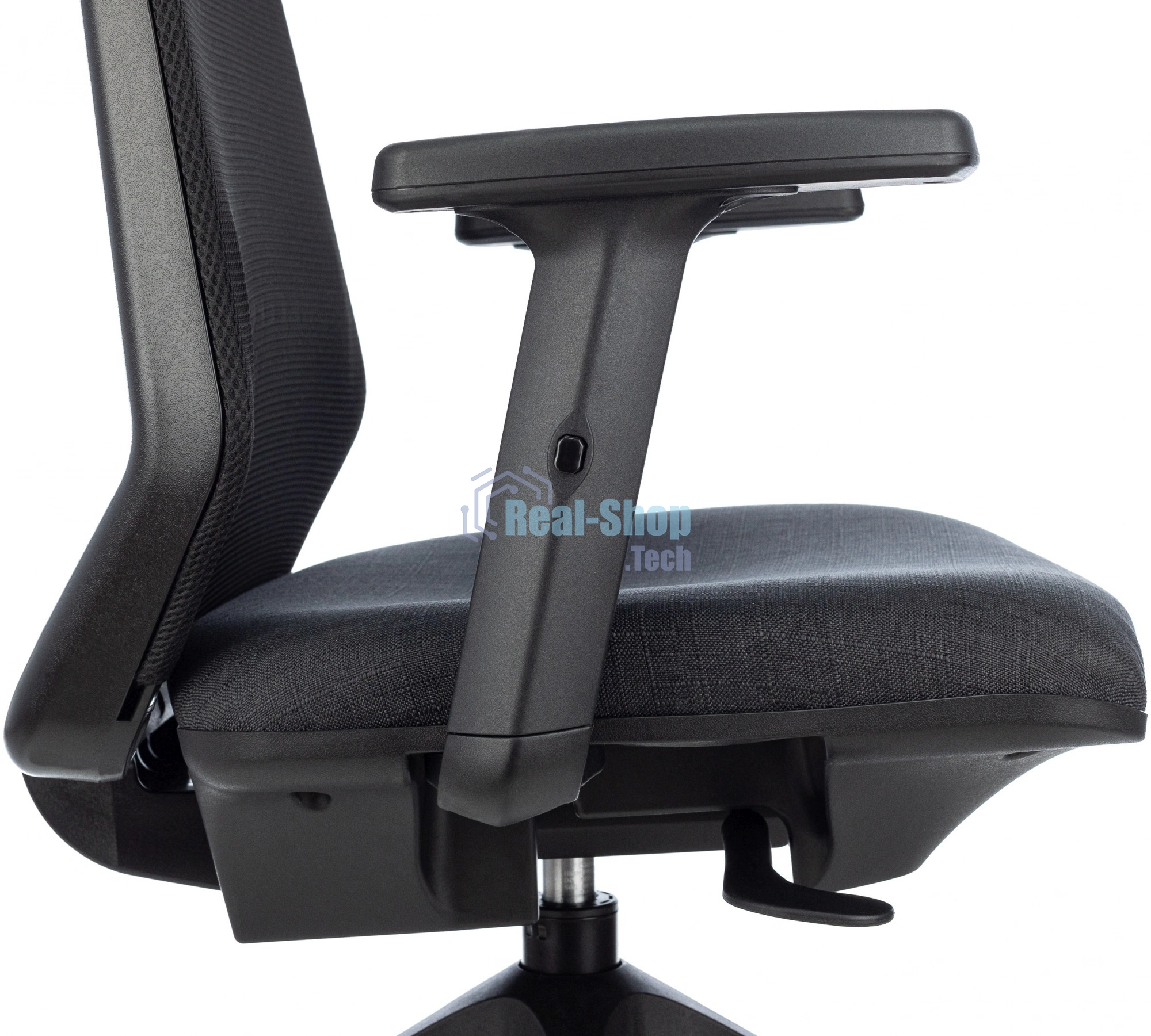 Кресло офисное Бюрократ MC-611NL черный TW-01 38-418 сетка/ткань, крестов. 4-луч. пластик