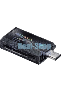 Внешний SSD ADATA SC730, 1TB, USB 3.2 Gen 2 Type-A/Type-C, R/W 600/600, черный